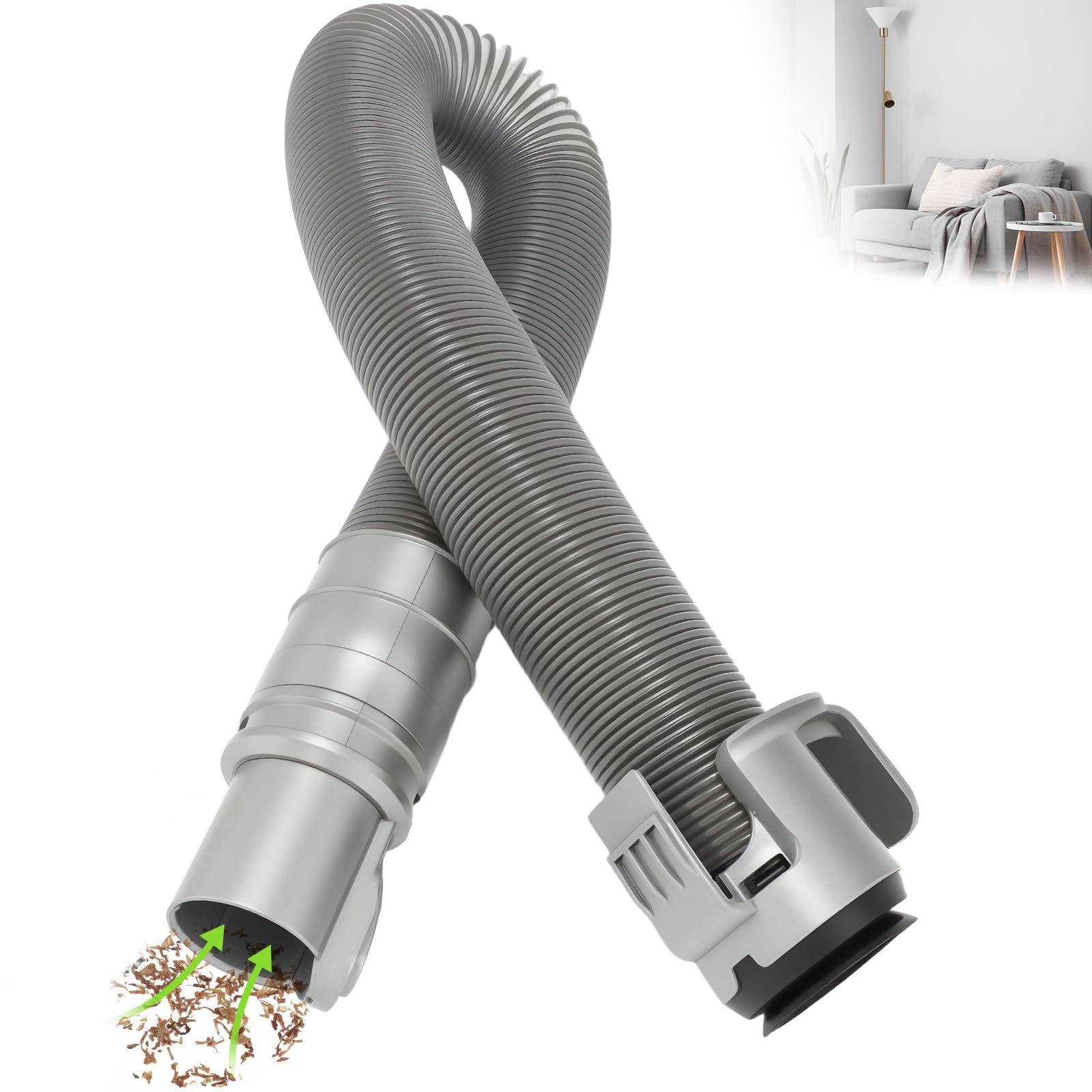 Complete Hose Assembly Designed to Compatible with Dyson DC25 Vacuum, Vacuum Cleaner Complete Hose Assembly Designed to Compatible with 915677-01