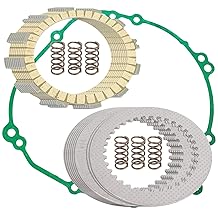 Caltric Clutch Friction Plates and Gasket Kit Compatible with Kawasaki Ninja ZX-10R ZX1000 2006-2010