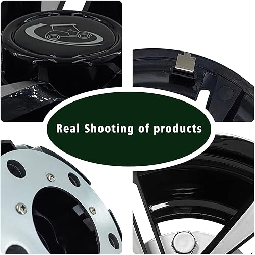 Miniatura 5 de Fundas para ruedas de carrito de golf, tapas de cubo para EZGO, Club Car, Yamaha Most Golf Cart - 8 pulgadas, juego de 4, tapa de cubo de carrito de