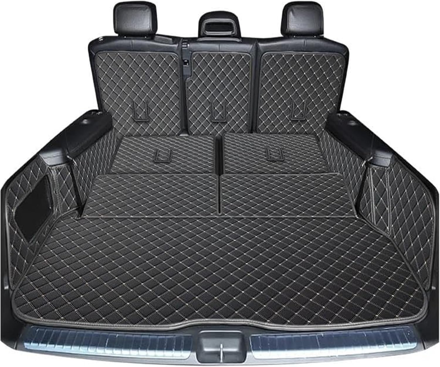 トランクマット 用 ベンツGLS 400d 2020-2024 X167 6/7シートリアトランクマットカートランクマットオートブー