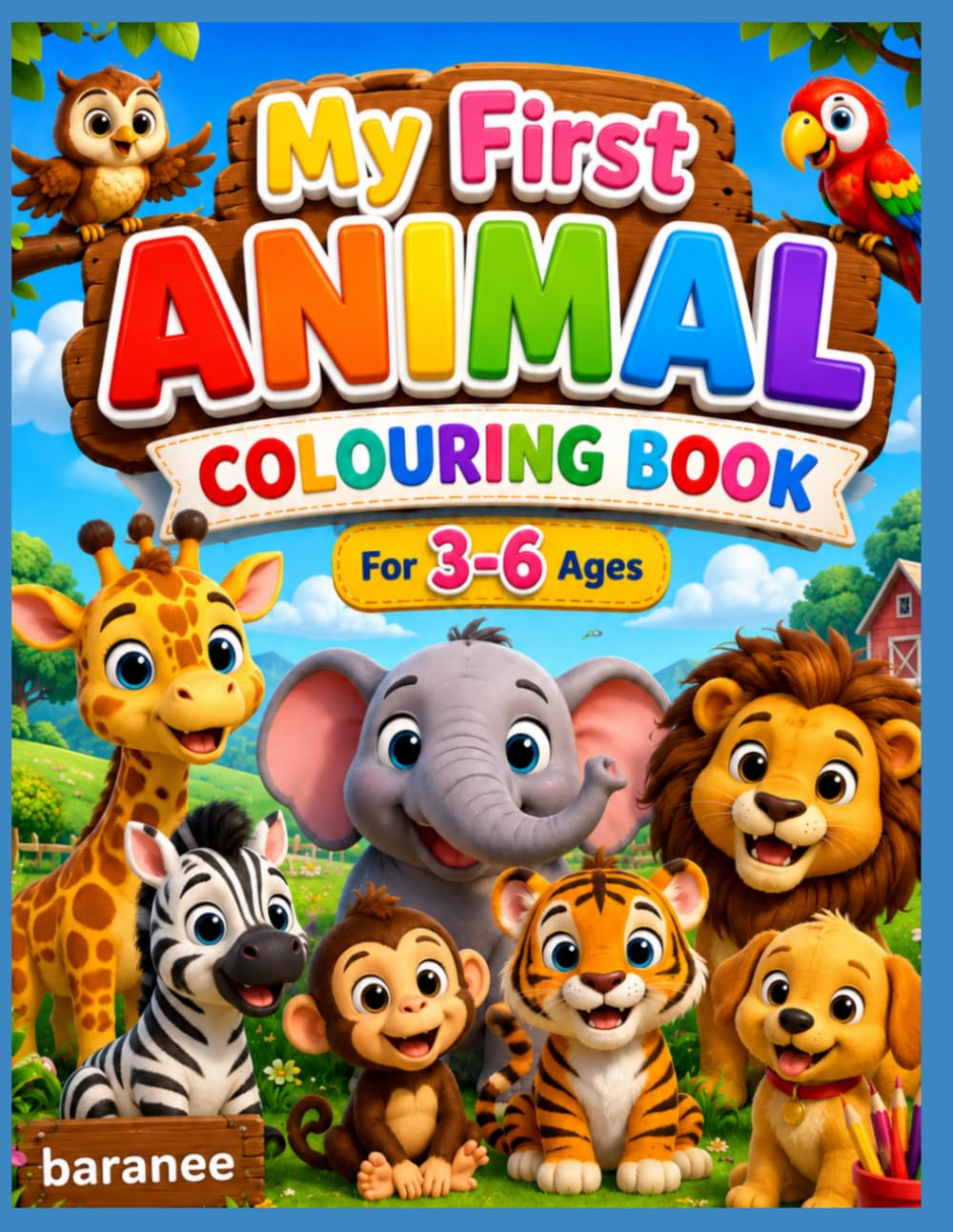 My First Animal Colouring Book