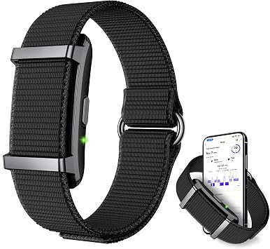 Smart Bracelet Fitness Trackers for Men Women, Smart Watch 24/7 Heart Rate Sleep Stress HRV Monitor, 170+ Sports Modes, 2 Bands, Free APP