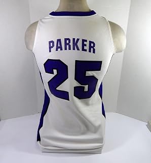 Womens Texas Christian TCU Horned Frogs Parker #25 Game Used Jersey L 85 - College Game Used