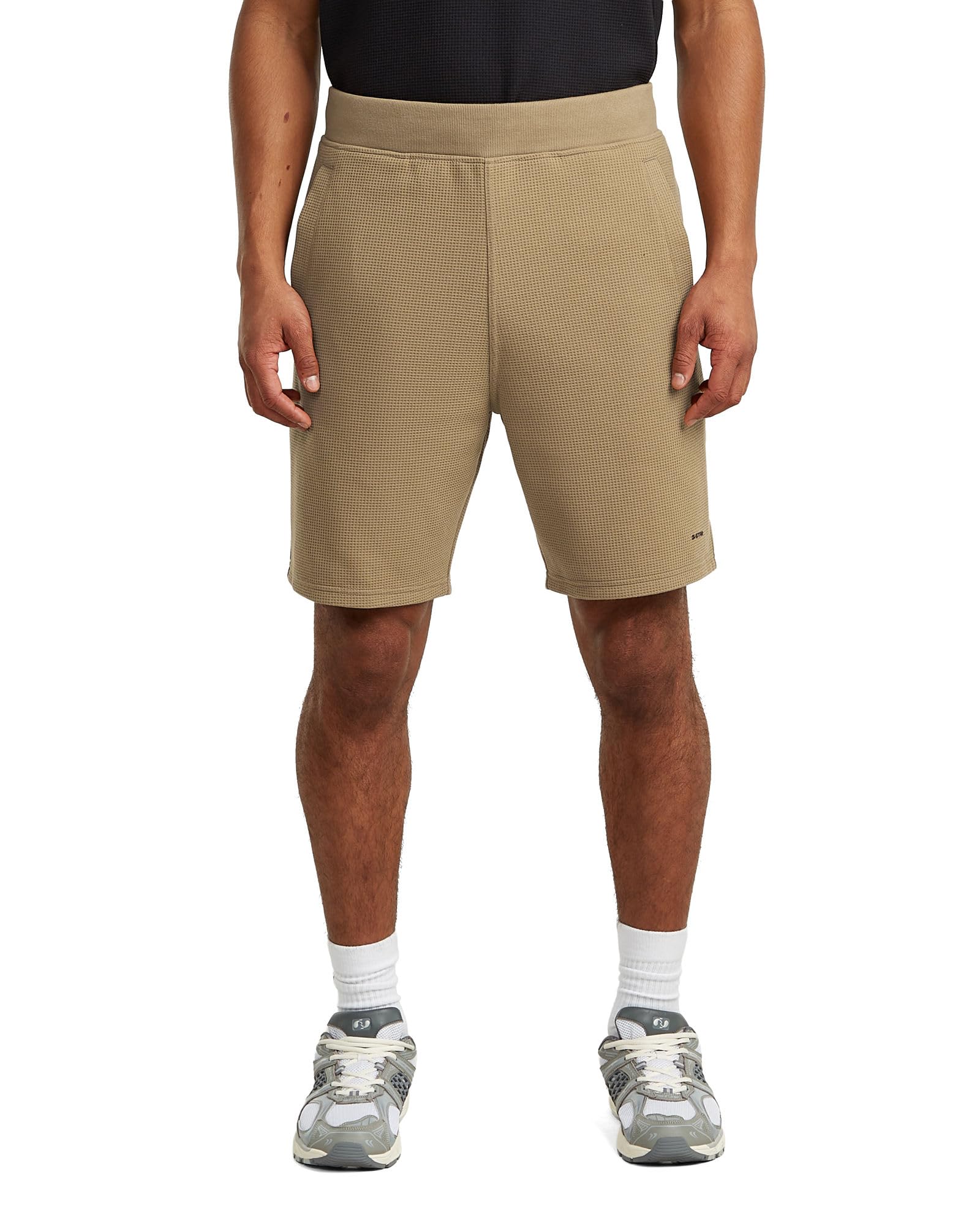 G-Star Men's Beige Structured Jersey Knit