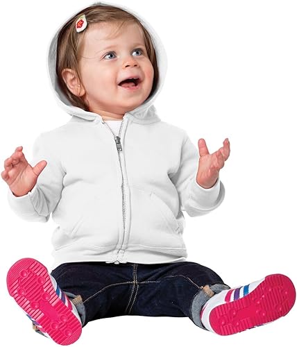 Miniatura 3 de Precious Cargo Sudadera infantil con capucha y cremallera completa. CAR78IZH Blanco 06M, Blanco, 6 Meses