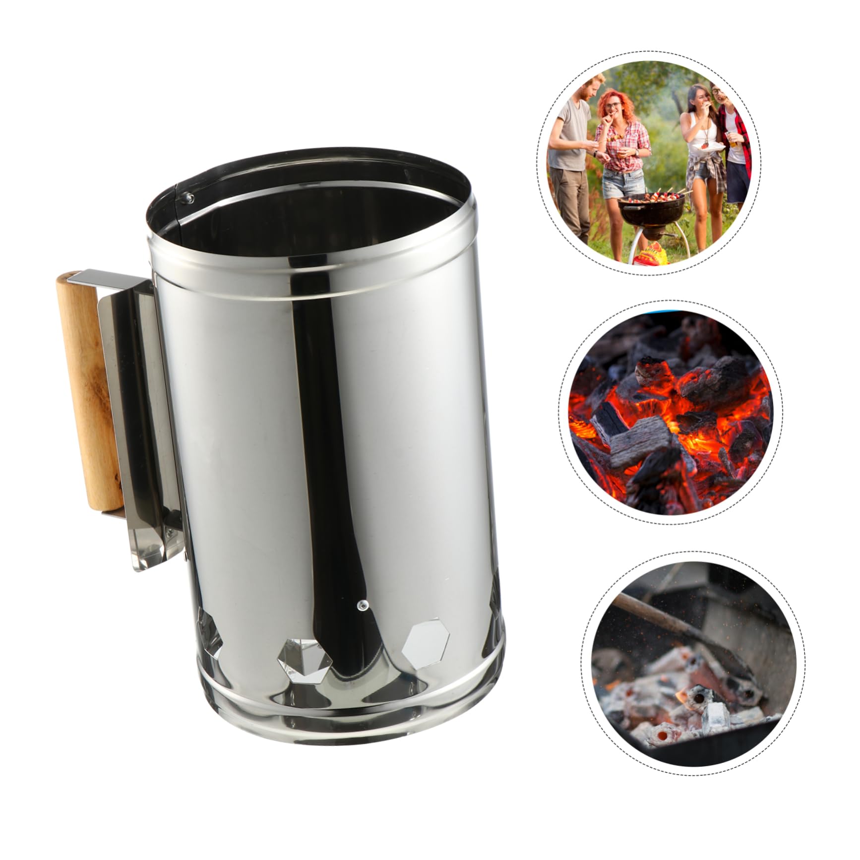 ORFOFE Accenditore Carbone per Barbecue da Esterno 1 Pezzo