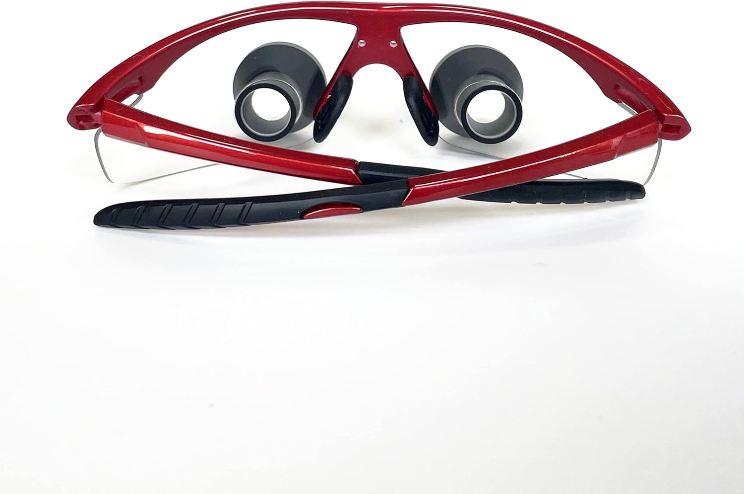 2.5X 3X 3.5X Optional Red Goggles Through The Lens Surgical Loupes TTL Dental Loupes with Led Light (Near Pd 62mm, Magnification:3.5X)