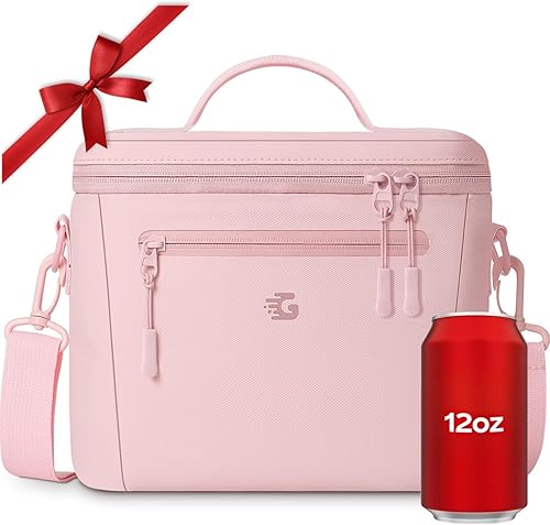 Miniatura 19 de Bolsa de almuerzo aislada para mujer y niñas - Impermeable, a prueba de fugas, ligera, reutilizable, enfriadora para la escuela, el trabajo, el