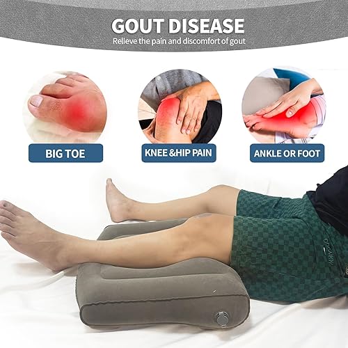 Miniatura 6 de Cojín de presión para úlceras de cama Cojines de asiento para silla de ruedas, almohada de dona, almohadilla para silla de oficina con alivio de