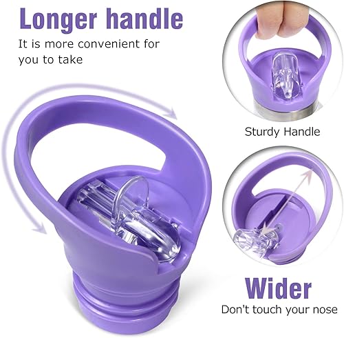 Miniatura 2 de Morla Tapa de tamaño estándar para botella de agua estándar Hydro Flask y botella de ascenso simple y moderna.