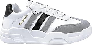 حذاء سنيكرز رياضي للشباب والنساء تصميم كلاسيكي عصري خفيف الوزن ومريح للمشي والجري والخروجات اليومية من رومبا