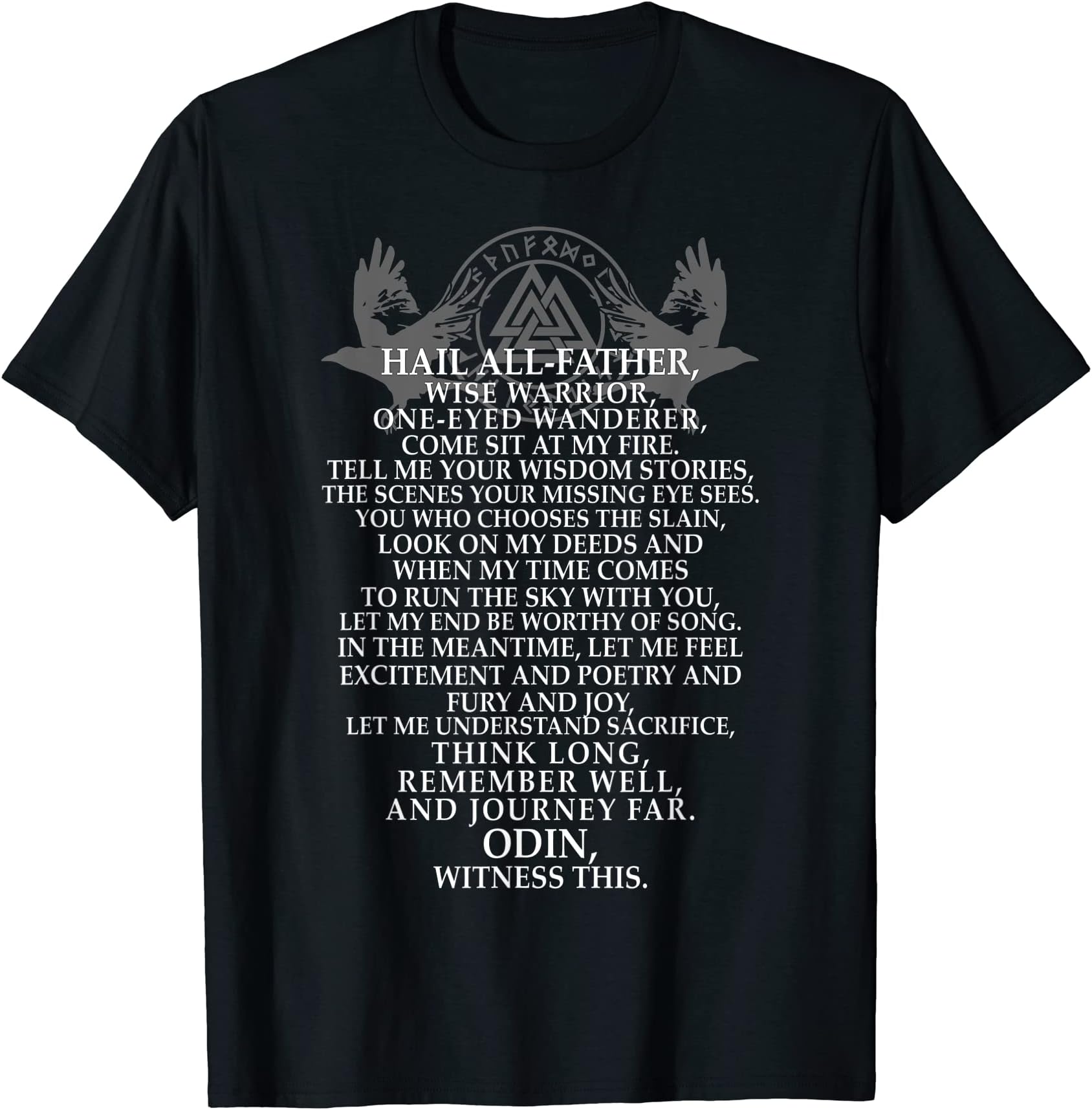 Viking Prayer Norse Mythology T Shirt Valhalla T-Shirt