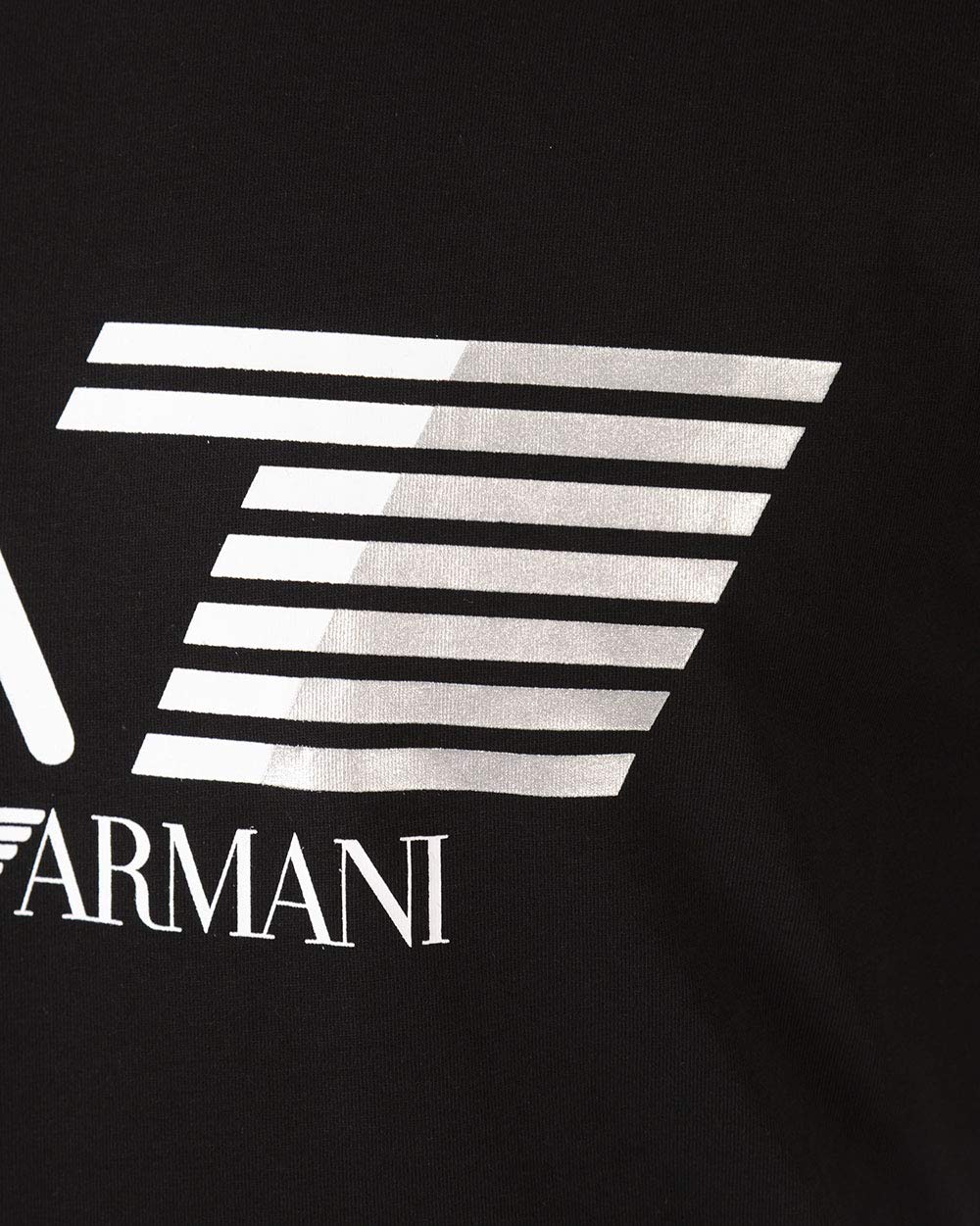 Emporio Armani EA7 Train Visibility T-shirty i koszulki polo męskie, czarne T-shirty, czarny, M