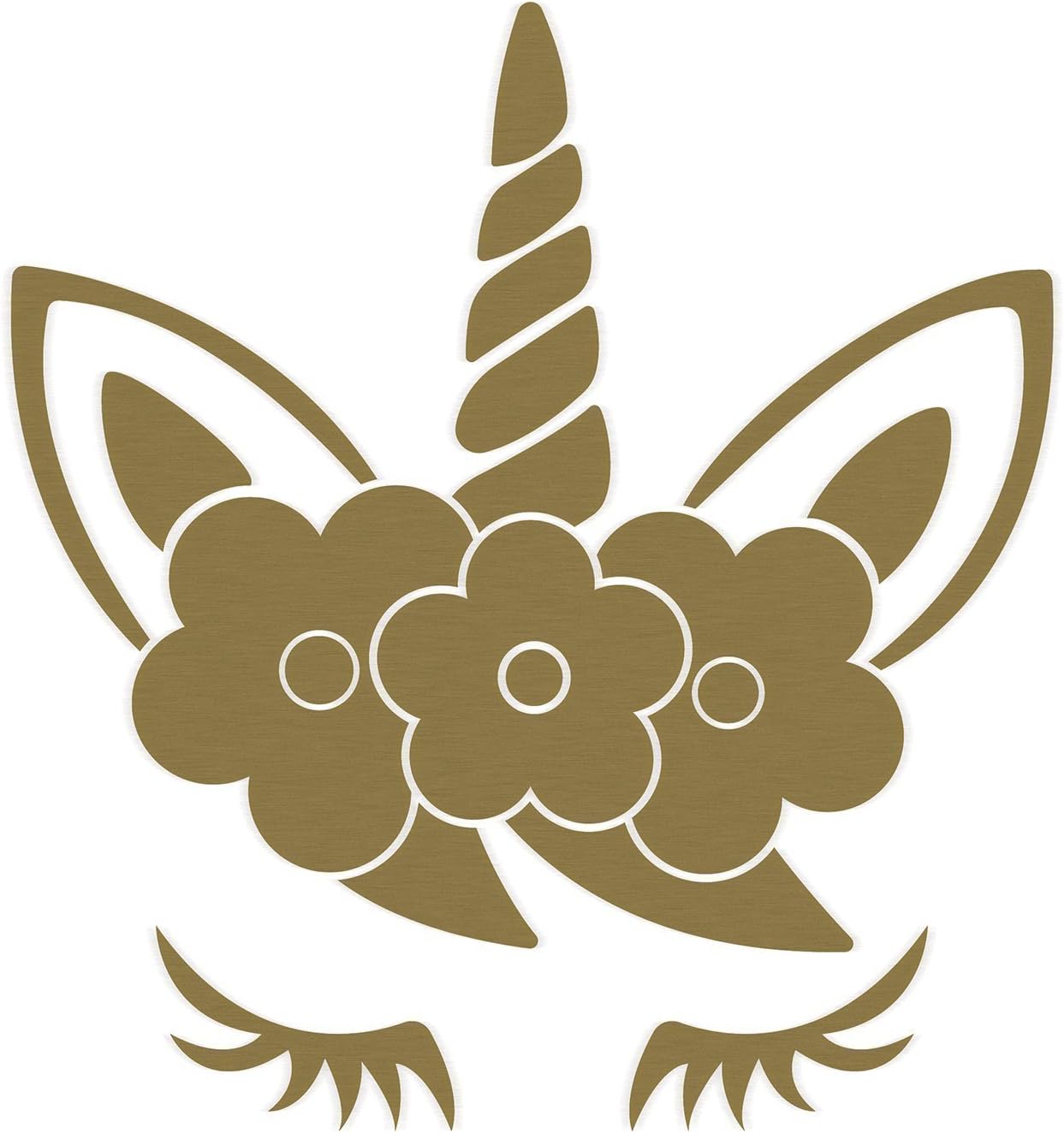 Gold Unicorn by An Engineered Craft - Vinyl Decal for YETI/Phone/Car