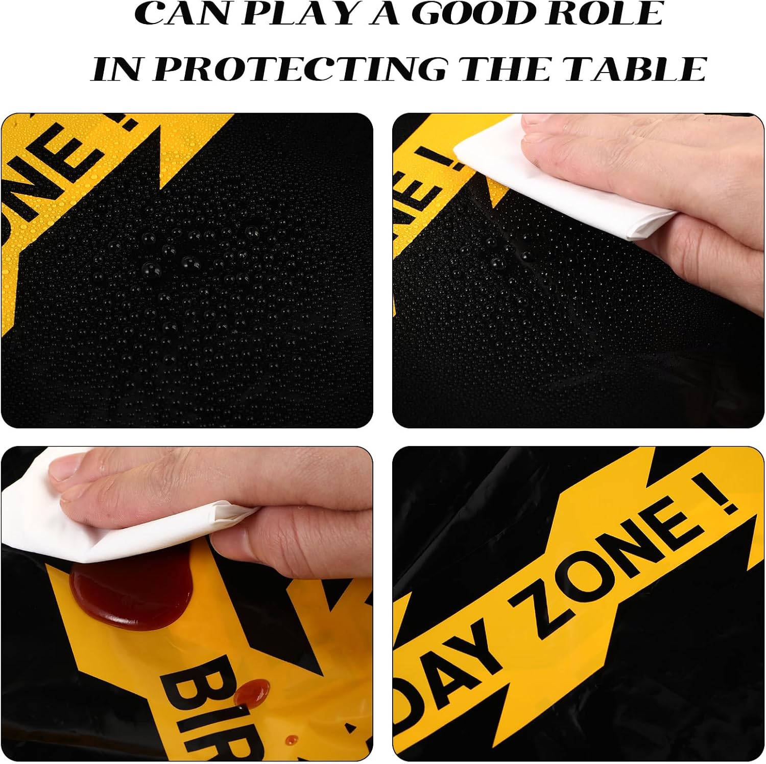 Irenare 3 Pcs Construction Birthday Tablecloth 54 x 108'' Caution Tape Party Decorations Disposable Construction Tablecloth Construction Party Table Cloth Birthday Themed Table Cover image 4