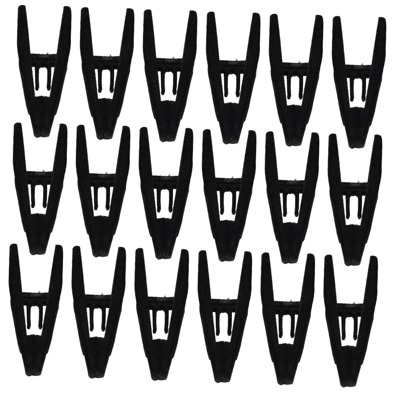 50 Pinzas de Terciopelo para Ropa Pequeñas Pinzas de Plástico Resistentes al Viento para Secado Interior y Exterior, Ideales para Faldas y Pantalones
