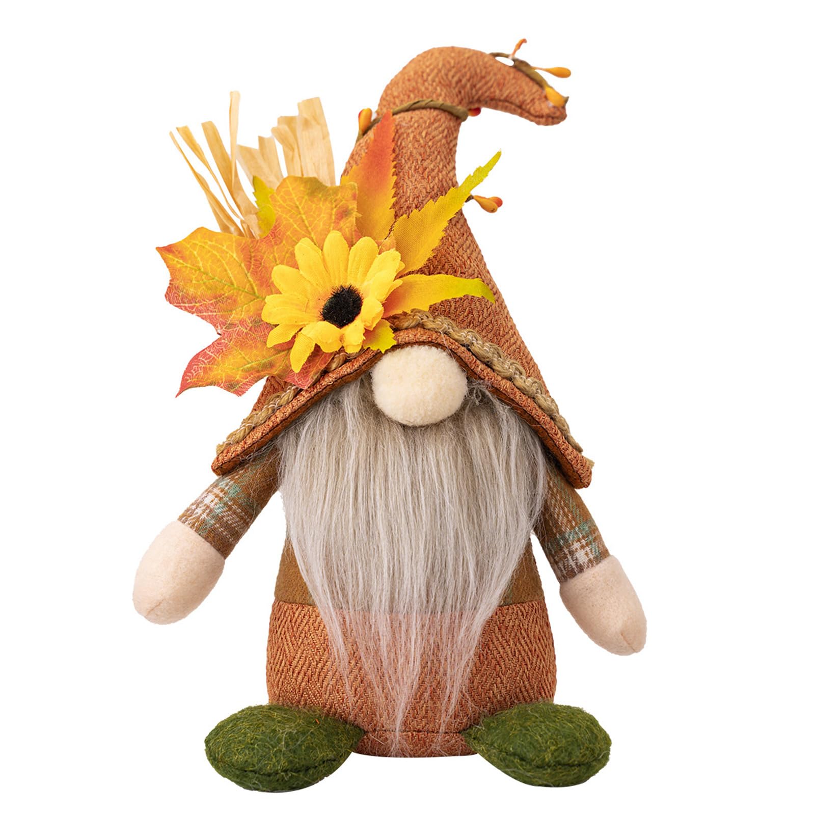 Buxuaaaa B Uxuaaaa Season Decors Thanksgiving Harvest Season Endable Hat Standing No Face Toy Decoration For Festival Environment Grateful Present