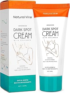 Dark Spot Corrector Cream, Dark Spot Remover for Body, Brightening Cream, Age Spot/Sun Spot/Brown Spot Treatment, Dark Spot Cream, Instant Result, Moisturizes Armpit, Neck, Knees and Private Parts