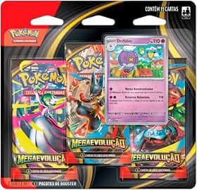 Blister Triplo Pokemon Megaevolução Drifblim Copag