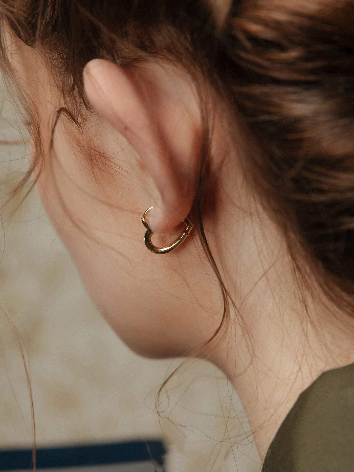 ALEXCRAFT Orecchini Donna Argento 925 a Cerchio Oro Placcato 14K/ Oro Bianco Cerchietti Piccoli con Confezione