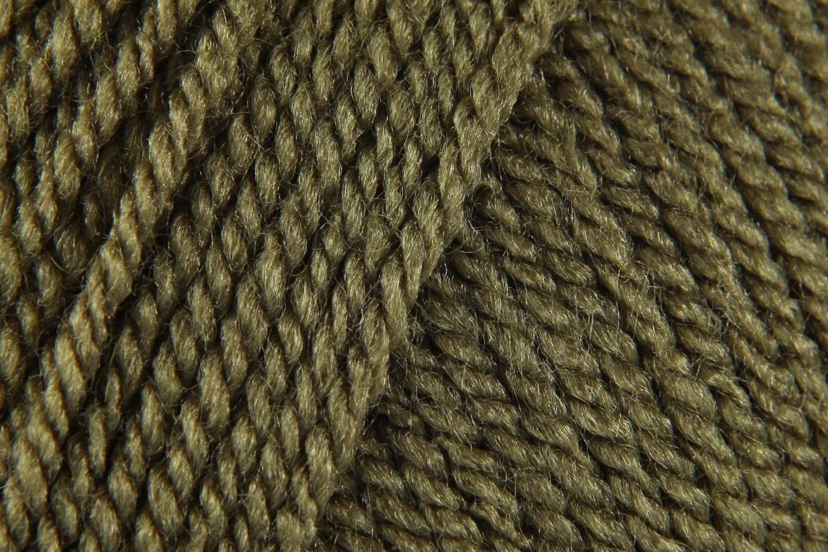 Stylecraft Special DK Crochet Yarn, Soft 100% Double Knitting Wool for Toys, Blankets, Cushion Covers, Jumpers - 100g Balls - Khaki (1027) - Single GET 1 Ball Free-Total 2 Ball