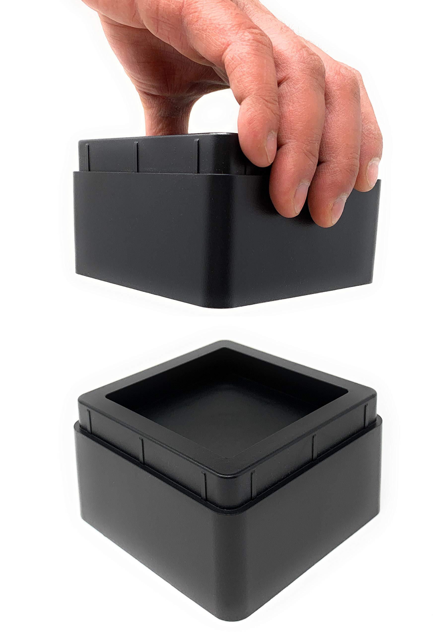 Design61 Betterhöher 4er Set - Möbelerhöhung 12,5 Cm Für Betten, Sofas & Schränke