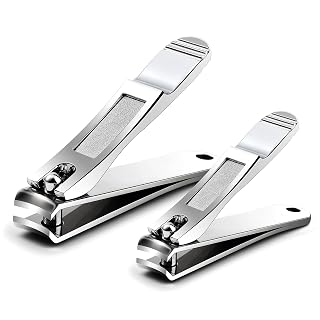 FERYES Nail Clipper Set Fingernail Clippers and Toenail Clippers Set With Built-in Nail File ââ‚¬â€œ Stainless Steel Sharp Nail Cutter Manicure Clippers for Men and Women