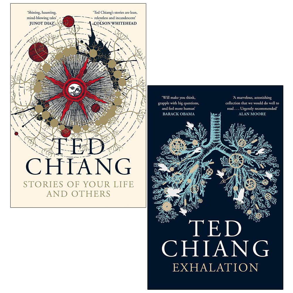 Ted Chiang Collection 2 Books Set (Stories of Your Life and Others, Exhalation)