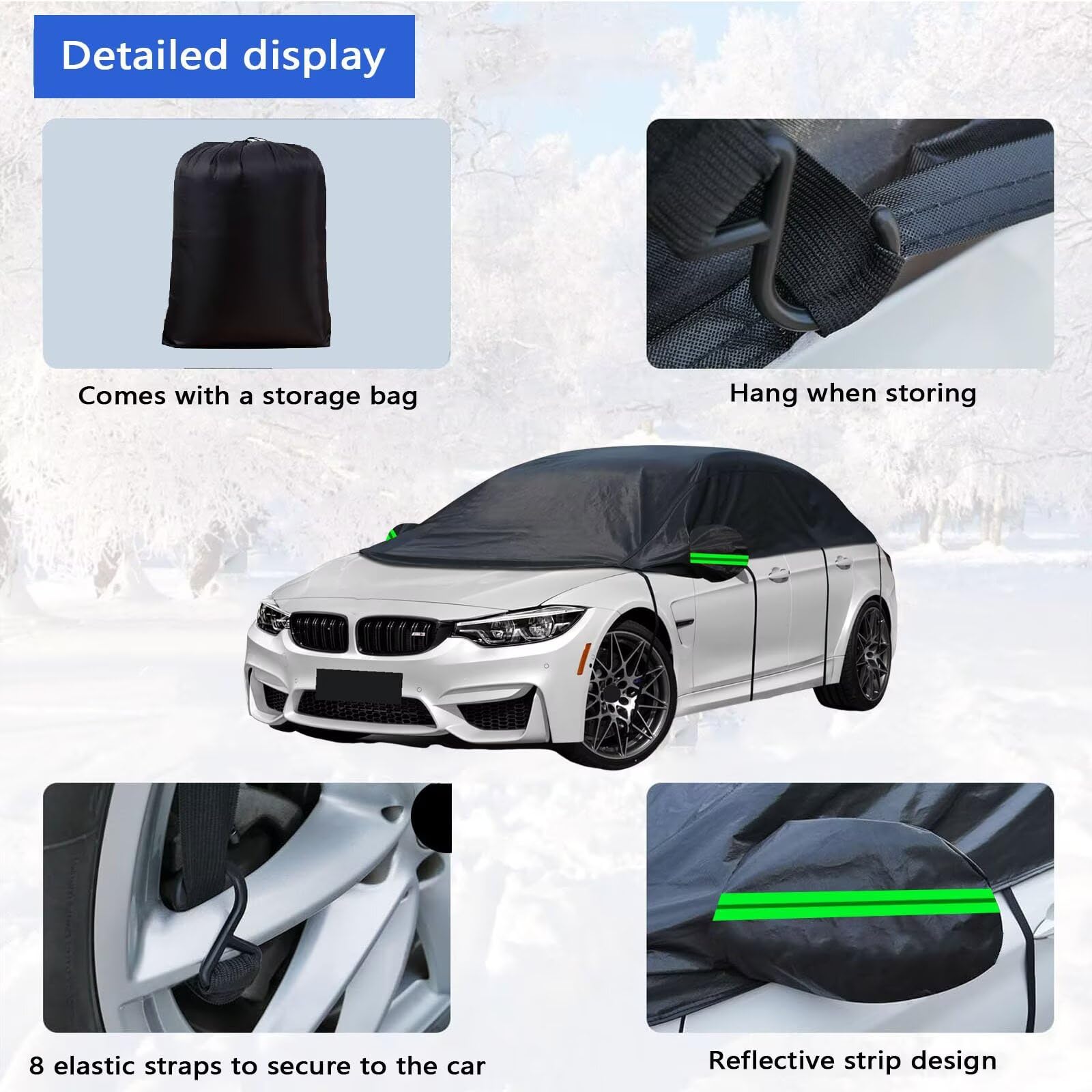 Funda Exterior Para Coche Universal, Compatible Honda Partner II 2005-2010, Impermeable Y 4 Estaciones