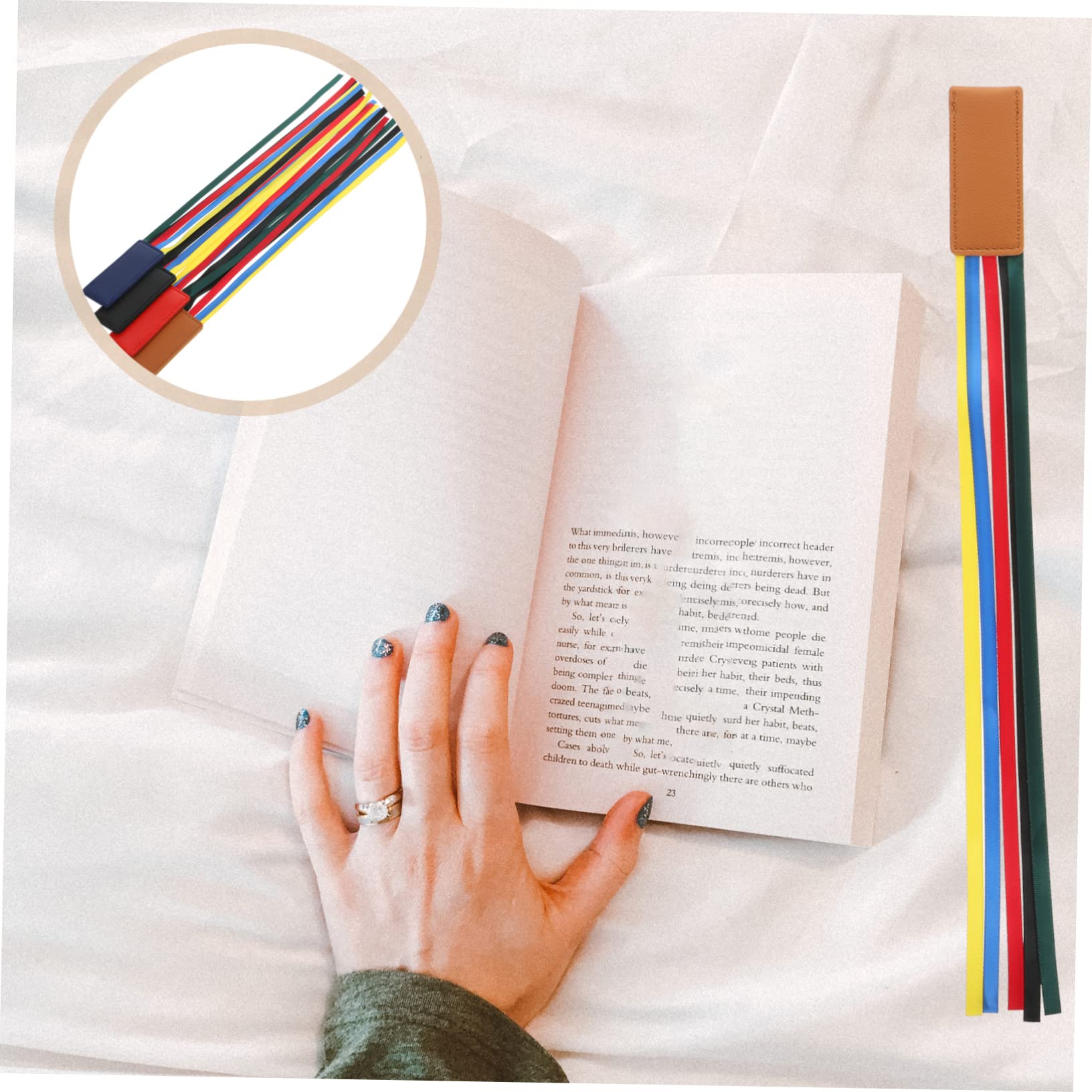 SHINEOFI 16piezas Marcadores De Página Decorativos De Cinta Para Libros Sujetapáginas Reutilizables Para Oficina y Estudio