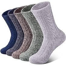 Wool Socks for Women, Winter Warm Stocking Stuffers Gifts for Women Cabin Crew Hiking Boot Socks
