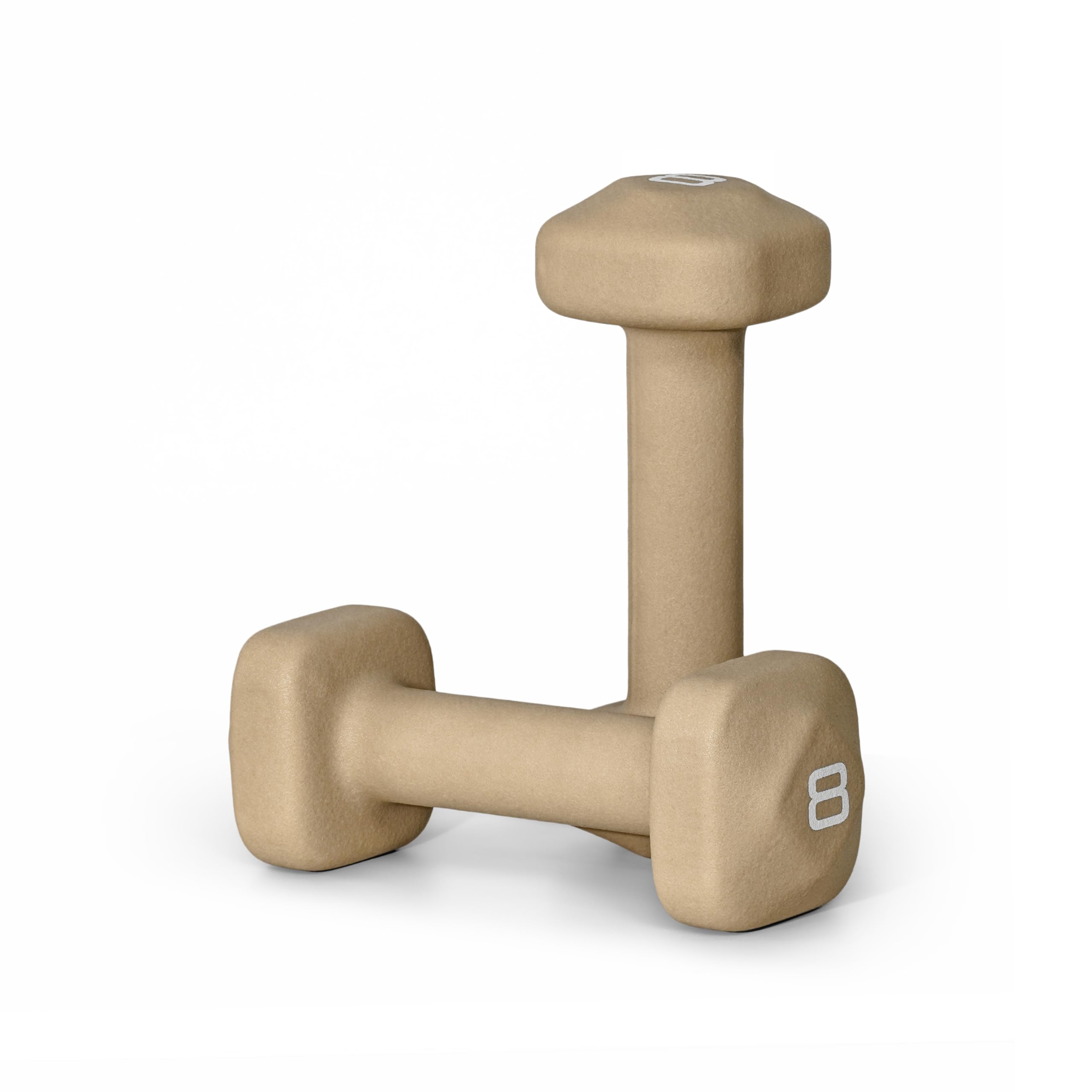 Tone Fitness Coppia di manubri in neoprene con testa quadrata antirollio | Opzioni multiple