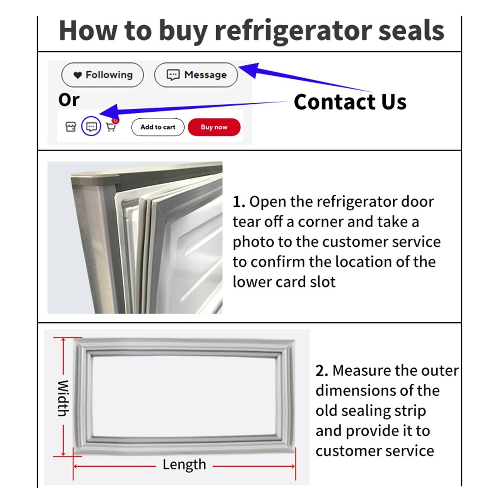 Kit De Sello De Puerta De Refrigerador Resistente Al Frío (1-11 M) - Junta De Goma Impermeable For Todos Los Modelos De Congeladores(9m)