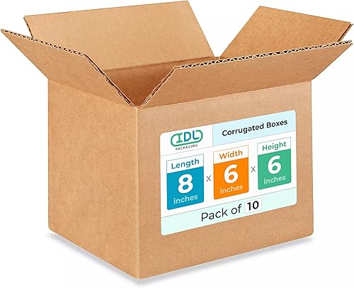 Miniatura 183 de Cajas para envío IDL Packaging - B-1266-5 de cartón corrugado, tamaño pequeño, de 12 pulgadas de largo x 6 pulgadas de ancho x 6 pulgadas de alto