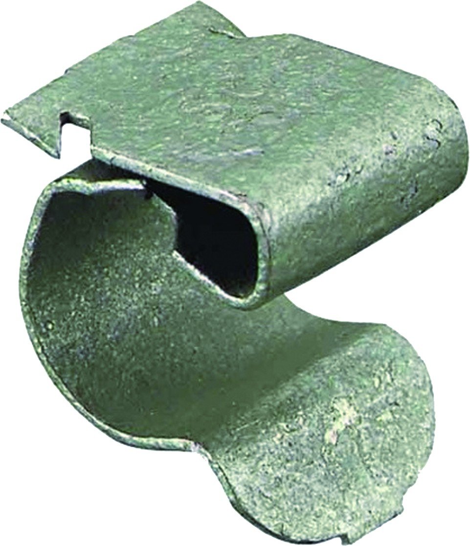 Erik 187700 metalowe zaciski do kabli (metaliczne, 100 sztuk (S))