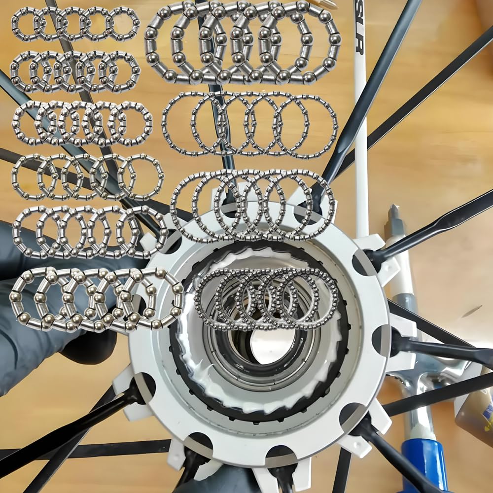 Amazon | Albedel 5セット 10種類の自転車ボールベアリングヘッド