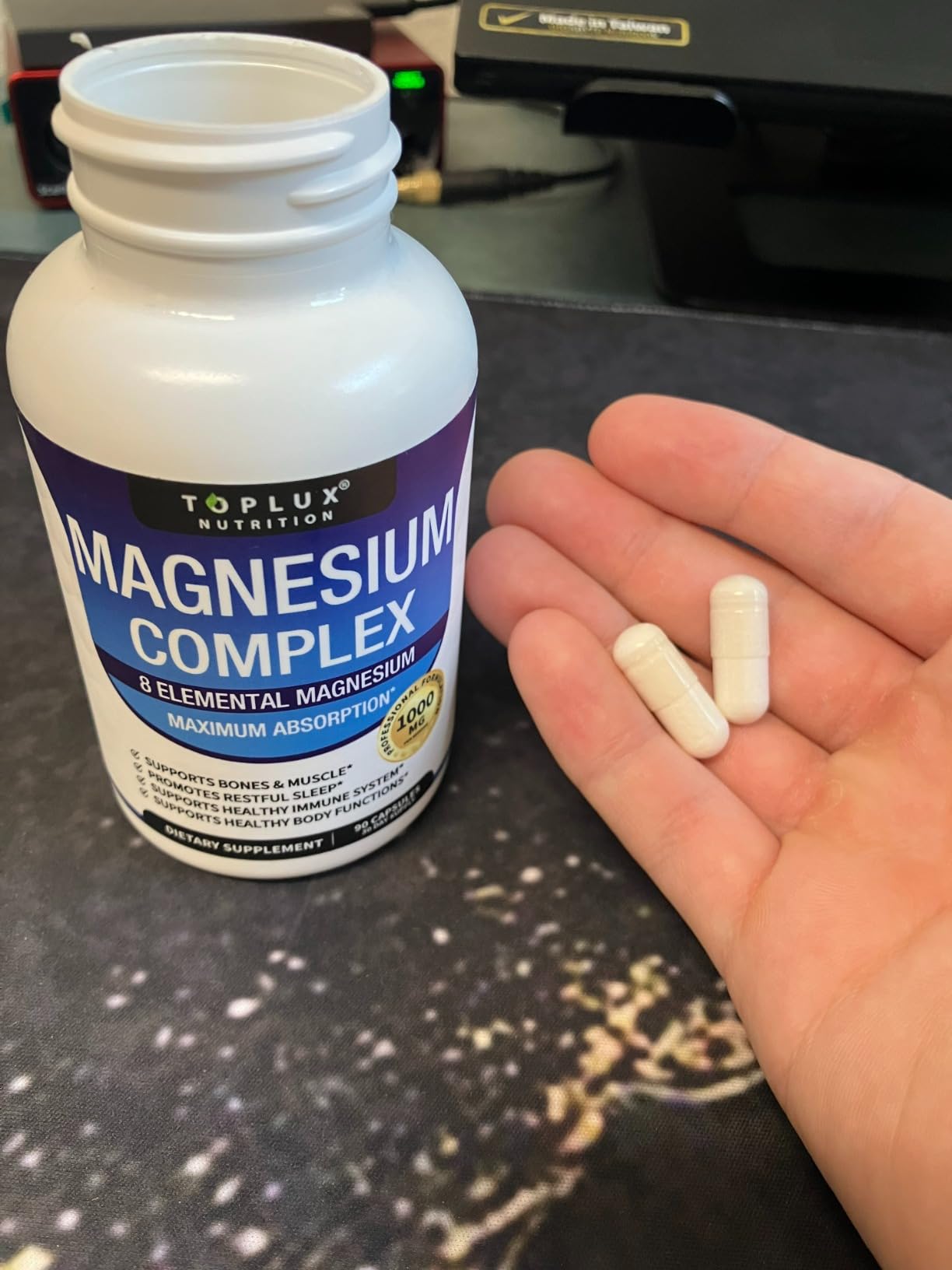 Evening wind-down routine with Magnesium Complex