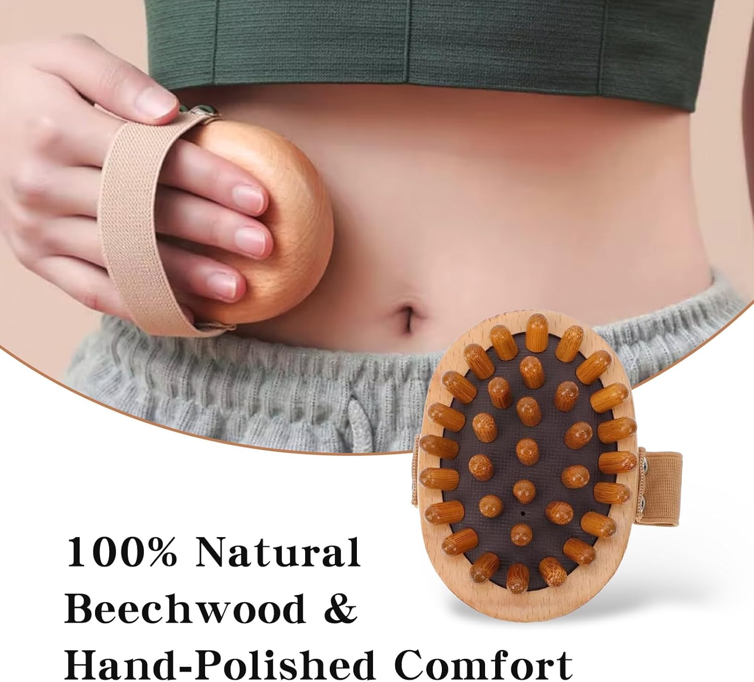 2PCS Meridian Brush Massage Body, Meridian Pressure Brush Wood Therapy Massage Tools for Full Body Shaping and Pain Relief - Image 5