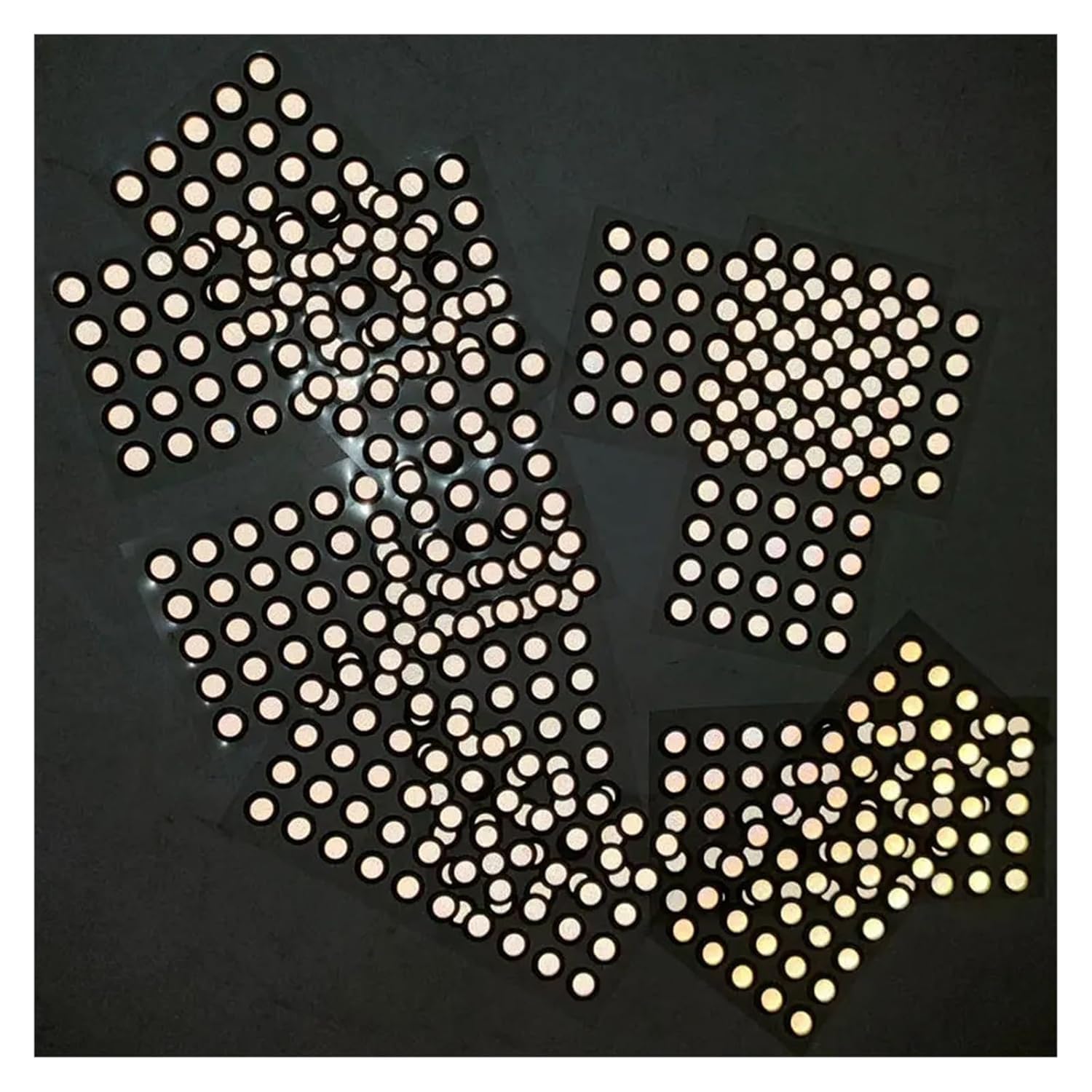 DARZYS 3D Scanning Marker, 3D Scanning Dots, for 3D Scanner Scanner Reflective Tart Reflective Marker 3D Scanning Markers/Dots/Stickers 1000 Dots for 3D Scanning(Inner 12 Outer 18mm(1000))