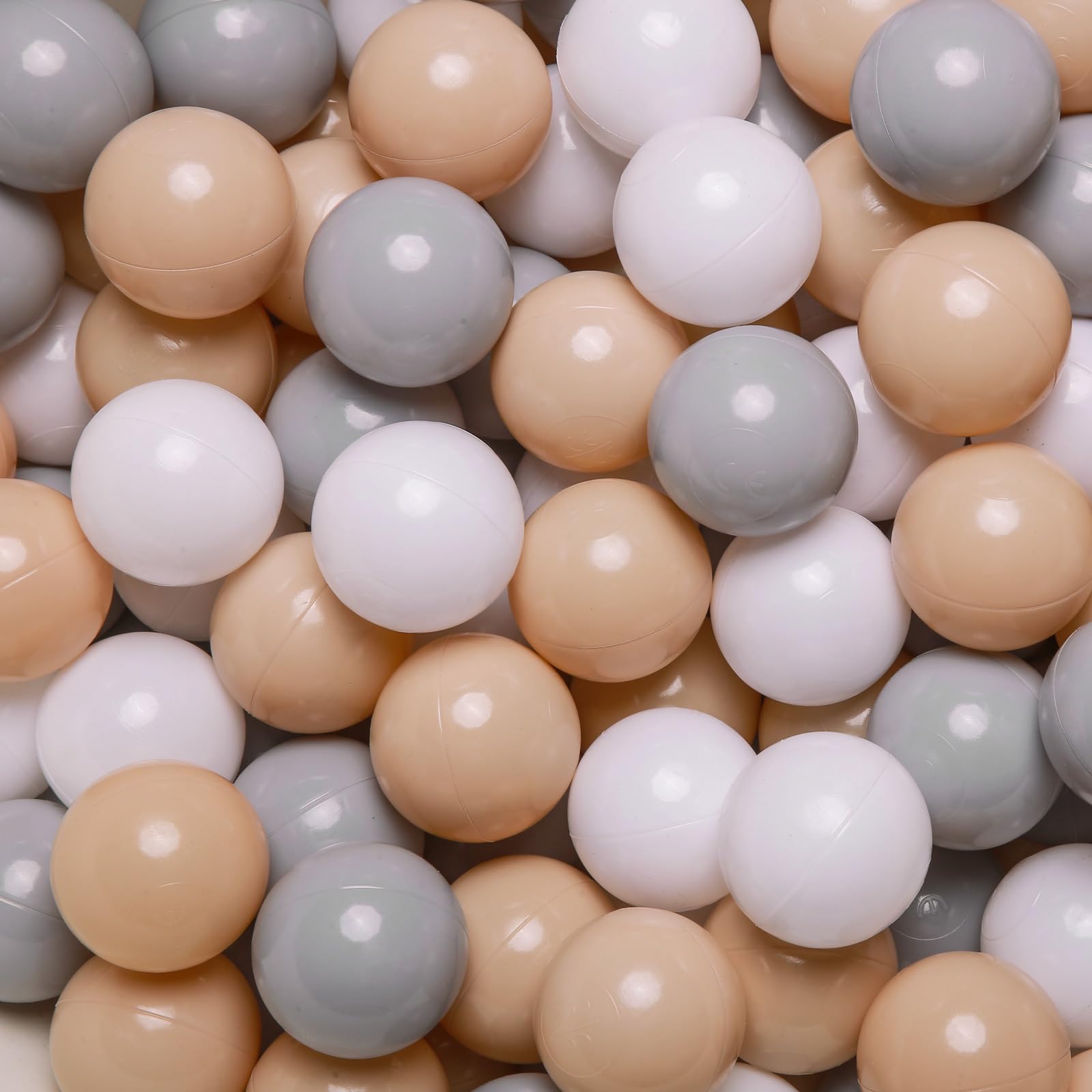 GOGOSO Ball Pit Balls Crush Proof Non-Toxic Plastic Balls Babies Kids Toy Bulk Pack 170pcs 2.2inchs