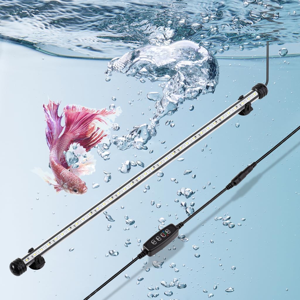 DaToo 12W 23inch Submersible Aquarium Light Underwater Fish