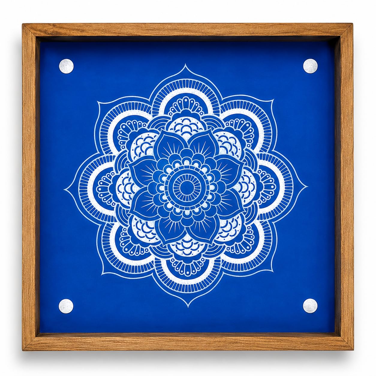 Mandala Big Rangoli Design 1 Wooden Rangoli Stencil, 1 Piece (13x13 Inches)-image-33