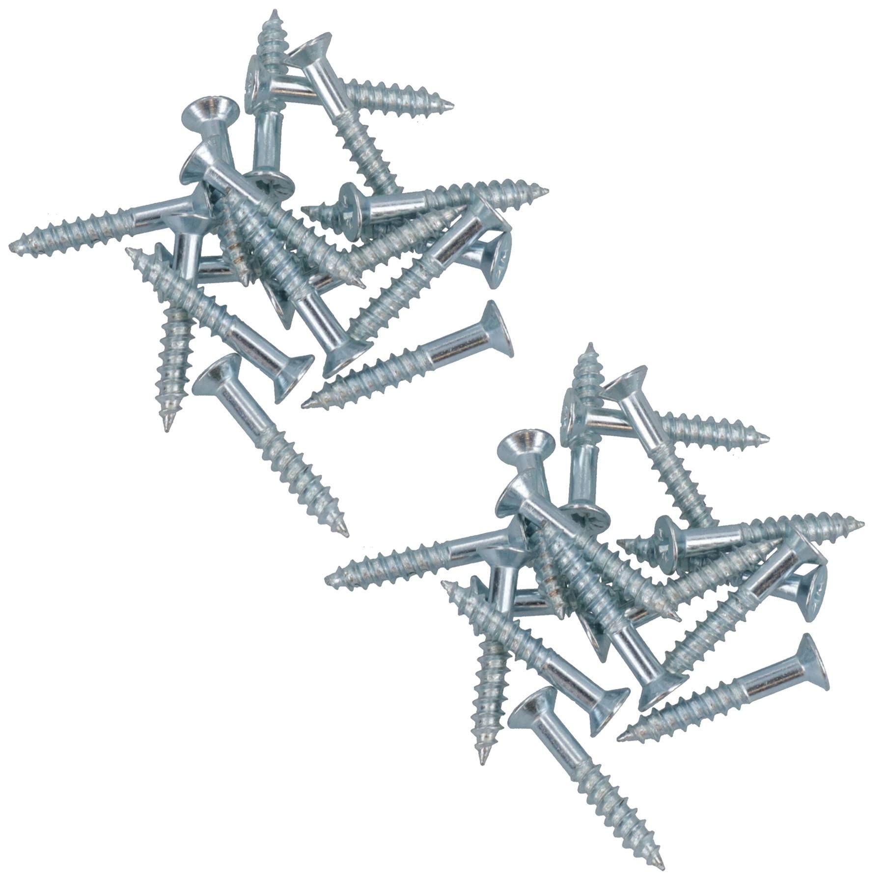 Ab Tools 5Mm X 30Mm Pz2 Drive Countersunk Wood Chipboard Screws Fasteners 32Pc