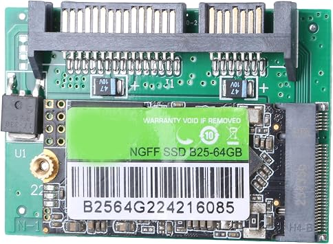 64GB Half-Slim SATA III SSD Drive for Computer Internal Hard Drive Laptop Hard Drive Replacement