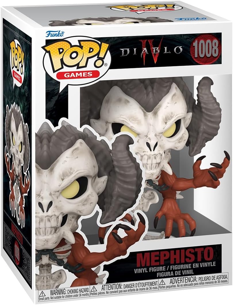 POP! Games: Diablo 4 - Mephisto - Collectable Vinyl Figure - Gift Idea - Official Merchandise - for Kids & Adults - Video Games Fans - Model Figure for Collectors and Display