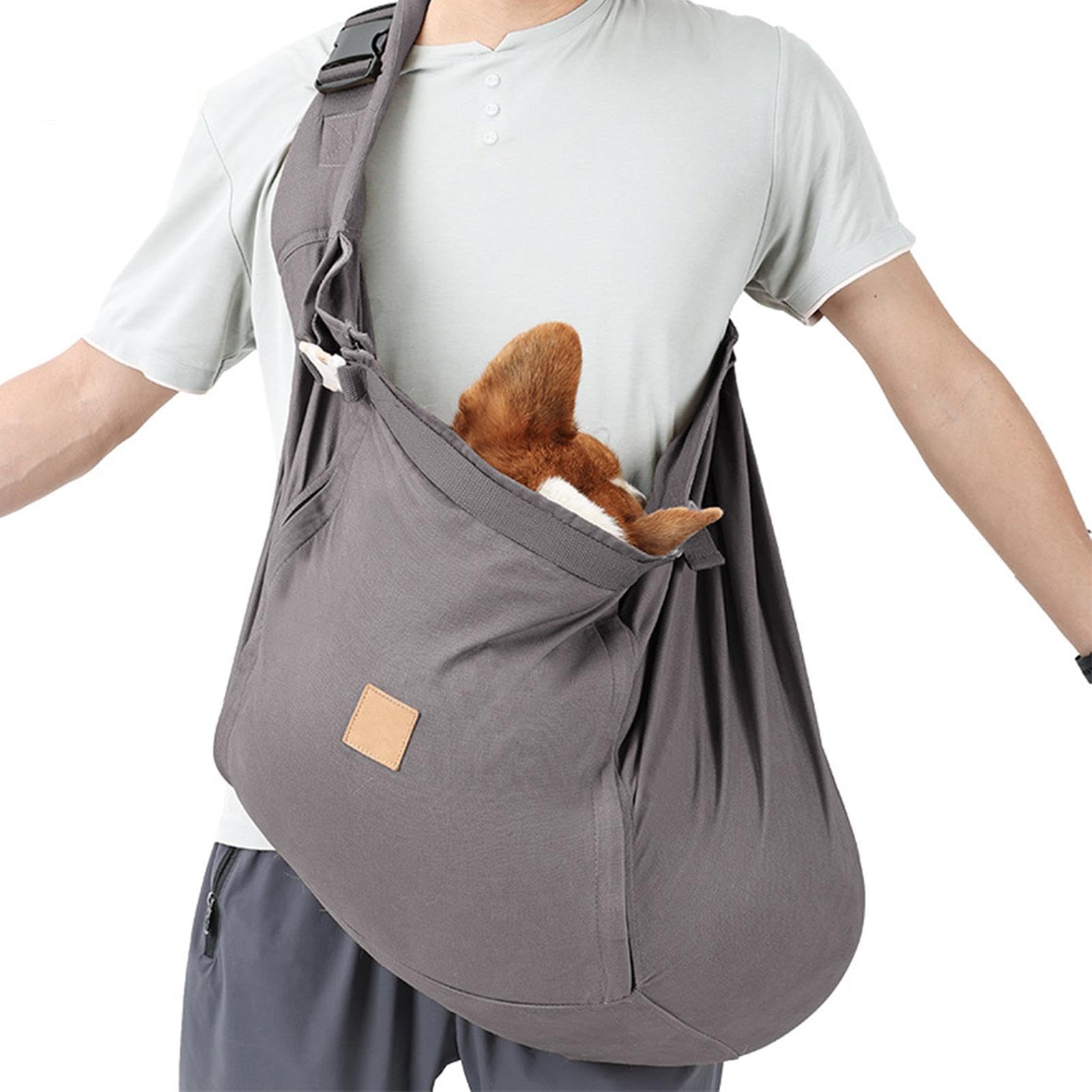 Sac de transport pour chien fatigue : écharpe de voyage sécurisée pour petit chiot