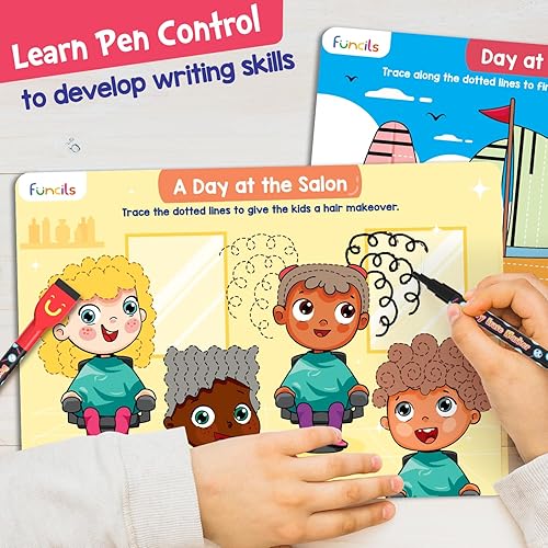 Miniatura 3 de Aprende a escribir para niños juguetes y juegos educativos, actividades de aprendizaje preescolar y jardín de infantes, libro de práctica de