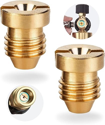 Orificio de 0.043 in para cañón de espuma, cañón de espuma universal de orificio 1.1 para lanza de espuma de nieve, cañones de espuma de latón,