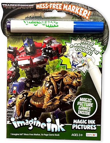 Miniatura 3 de Transformers - Juego de colorear y actividades para niños, libro de actividades e imaginar, tinta con Optimus Prime, Bumblebee y Rescue Bots