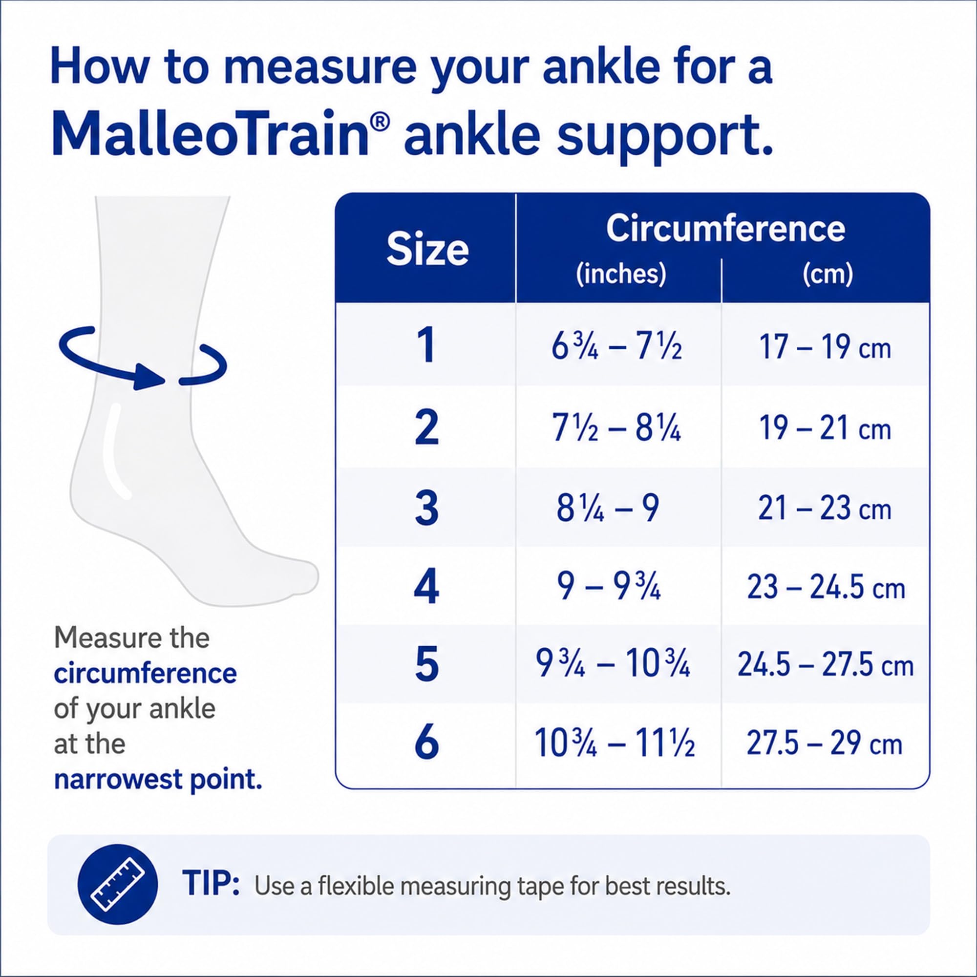 MalleoTrain S Titan-Ankle Support for Left Foot Size:4